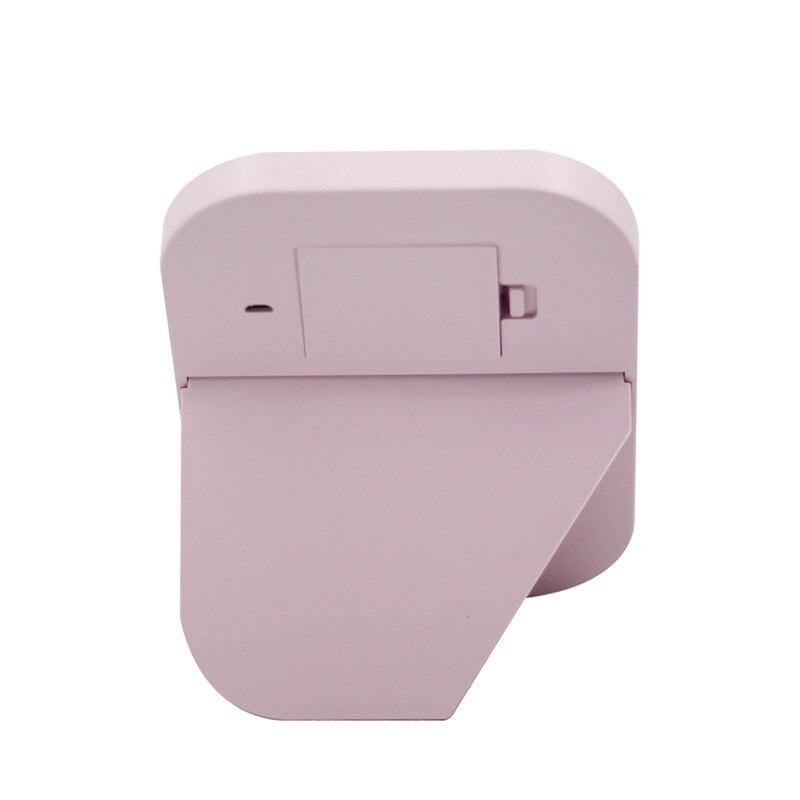 Espejo de luces LED, espejo compacto para maquillaje con aumento de 10x, espejo cosmético de mano, espejos de bolsillo para mujer, tocador de maquillaje: Rosa