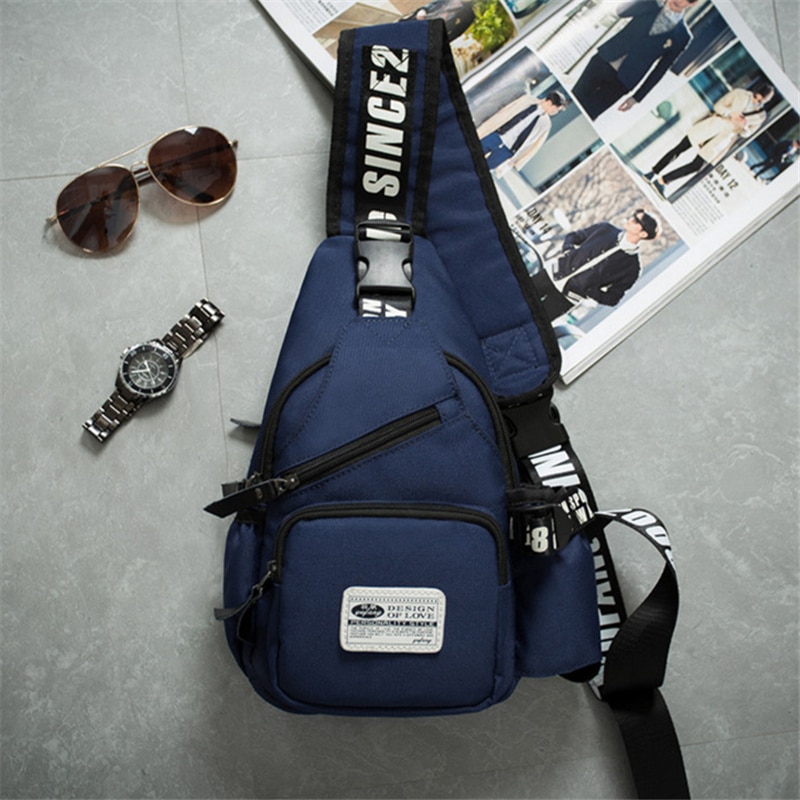 YUFANG Male Sling Bag Oxford Men Messenger Bags Brand Chest Pack Multifunctional Small Travel Bag