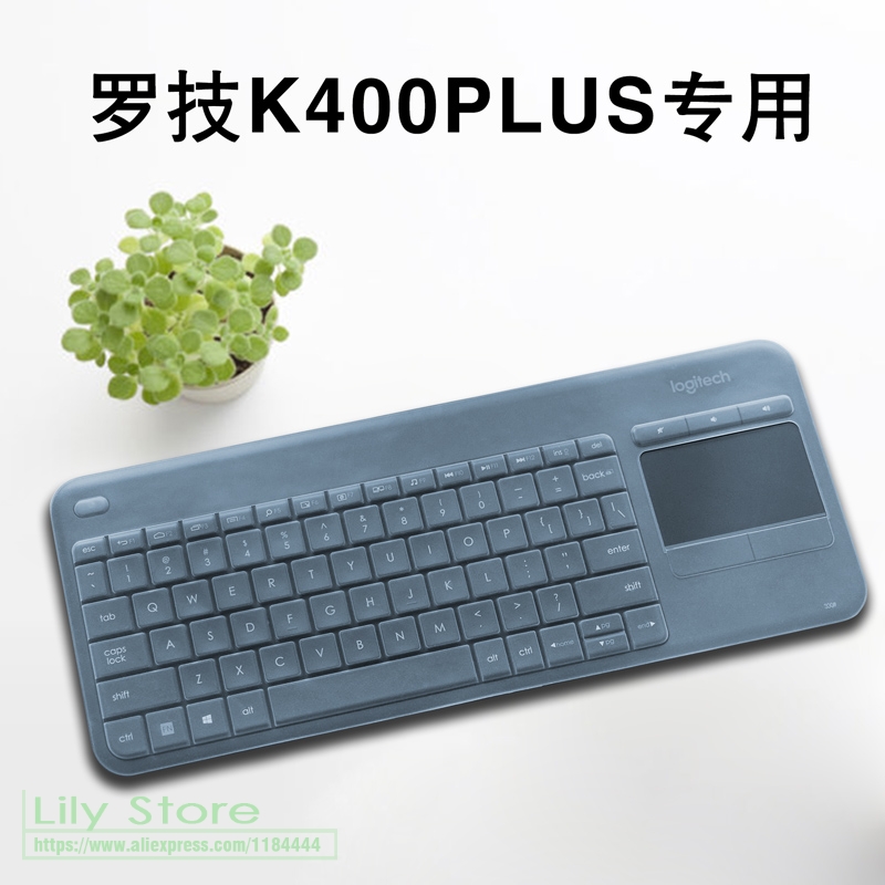 Full cover For Logitech K400 Plus Keyboard Silicone Dustproof mechanical Wireless Bluetooth keyboard Cover Protector
