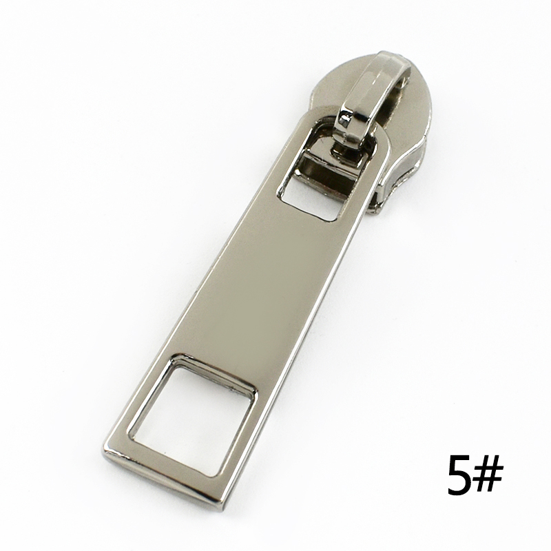 Tiradores de cremallera para costura, cinta de cremalleras de Metal/Nailon/resina, deslizadores de bolsas, accesorios de reparación de prendas de vestir, 5/10/20 piezas, #5: 3 # / Latón envejecido / Opción 1
