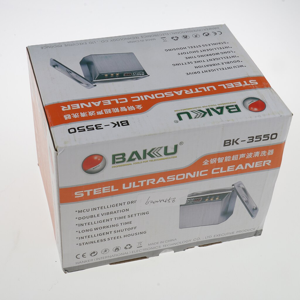 CE Approved Digital Ultrasonic Cleaner Cleaning Machine for Jewelry Watch Denture Electronic Parts - 40KHz 35/50W