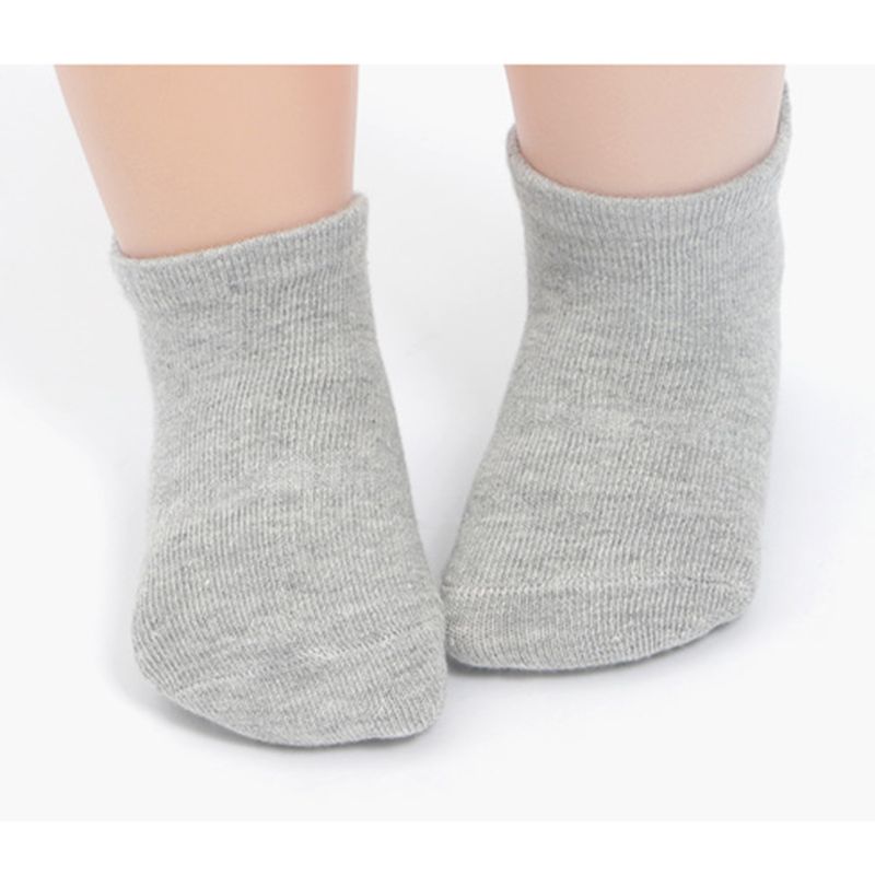 12 Pair/Set Toddler Baby Sports Cotton Socks Comfortable Anti Slip Socks for 0-24 Months Boys Girls