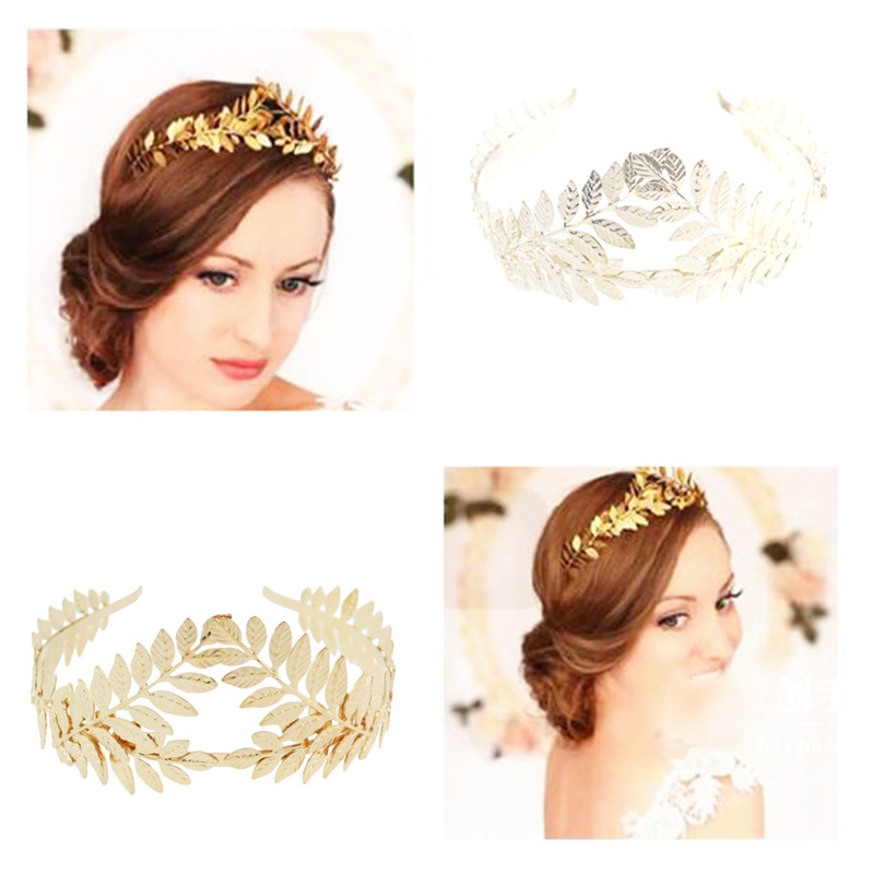 Diadema de hojas doradas Vintage para mujer, diadema nupcial, joyería para la cabeza, diadema nupcial para boda, joyería para el cabello, accesorios para de Reina