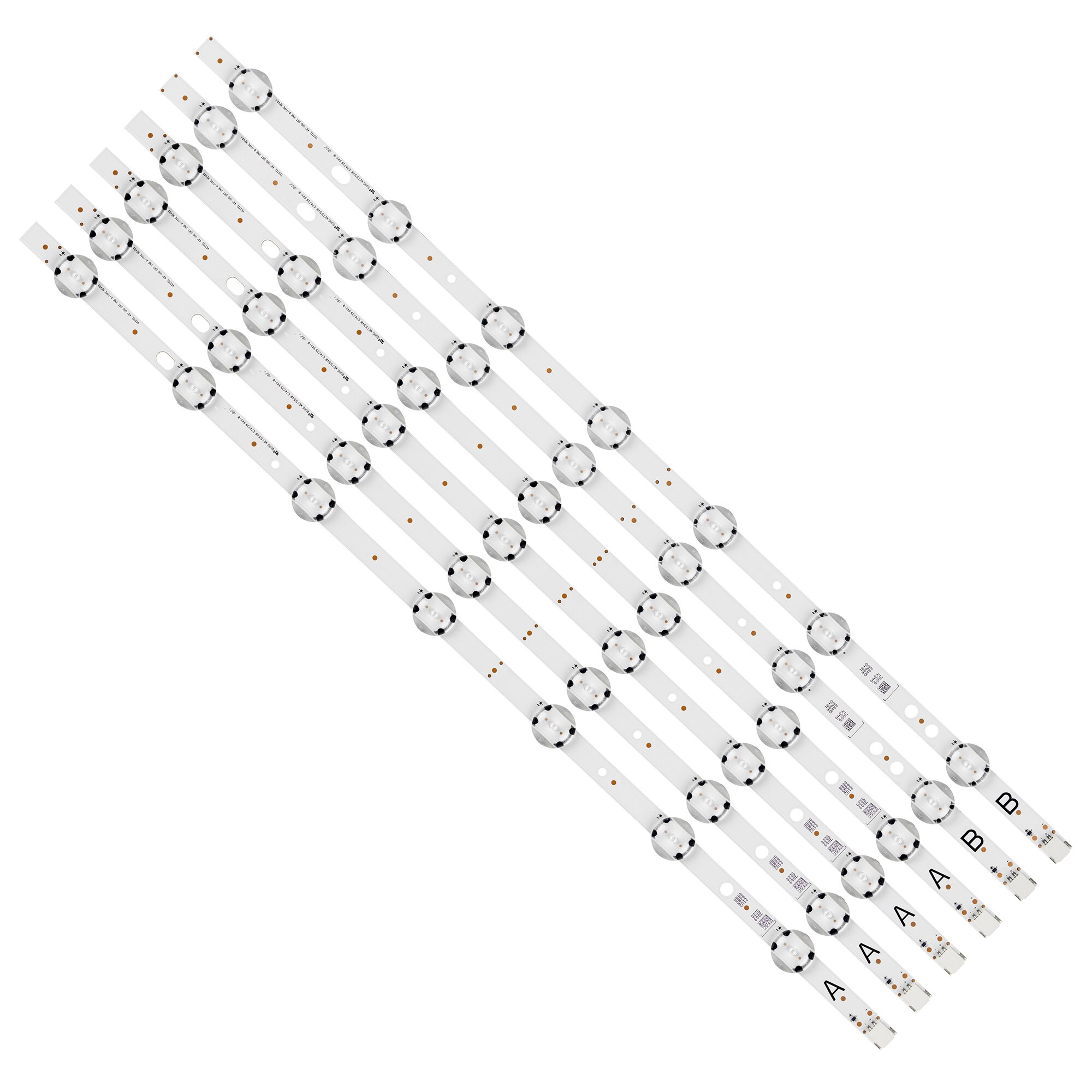 6pcs LED backlight strip for Toshiba 49U5863DB 49U6763DA 49U6763DB 49U5766DB VESTEL 49 UHD DRT VNB A B LT-49C870A LT-49C862