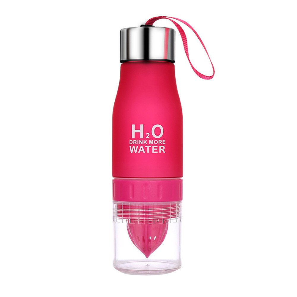 Fles Voor Water 700Ml Waterkoker Mijn Citroen Cup Fles H2o Drink Meer Water Drinken Fiets Fles Fles Voor Een fiets # Py: Hot Pink