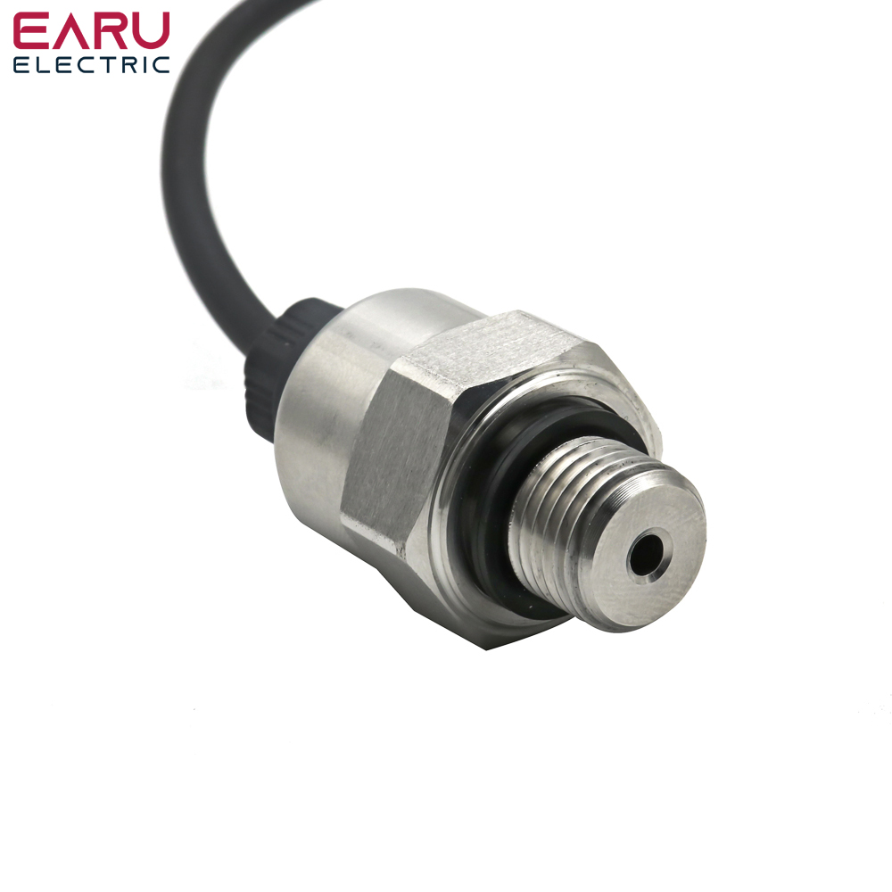 Drucksensor-Absender für Wasser, Öl, Kraftstoff, Gas, Luft, G1/4, 5 V, Keramik-Sensor, Edelstahl, 0,5 MPa, 1,2 MPa, Wandler