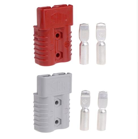 CESFONJER 2 Pcs (1 Noir 1 Rouge) 120 Amp 2 Plaqué Argent Contacts