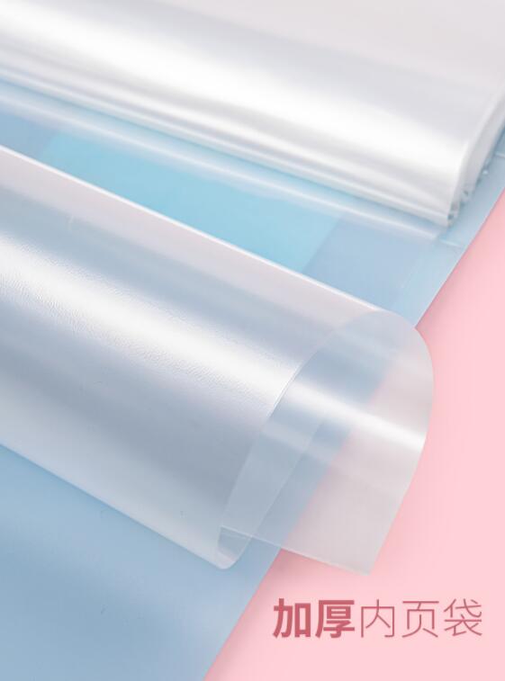 A3 Data document presentation folder 297*420mm 60/40 page transparent folder vertical insert document booklet Display Book