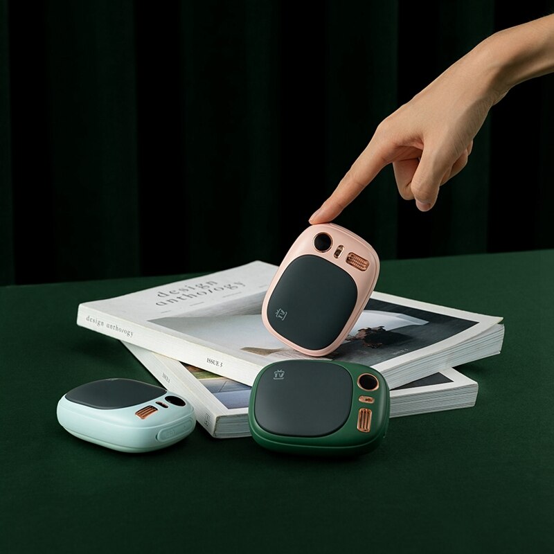 Qw -n08 retro tv handwarmer oplaadbare usb mini powerbank grote capaciteit verwarming