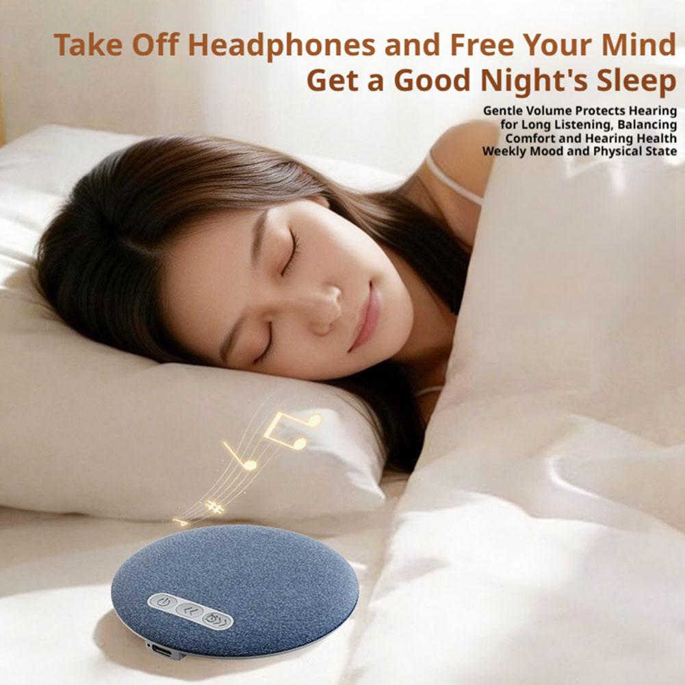 draadloze kussenspeaker Bluetooth slaapluidsprekers voor het slapen Ultra-dunne White Noise HiFi Stereo onderkussensoundmachine