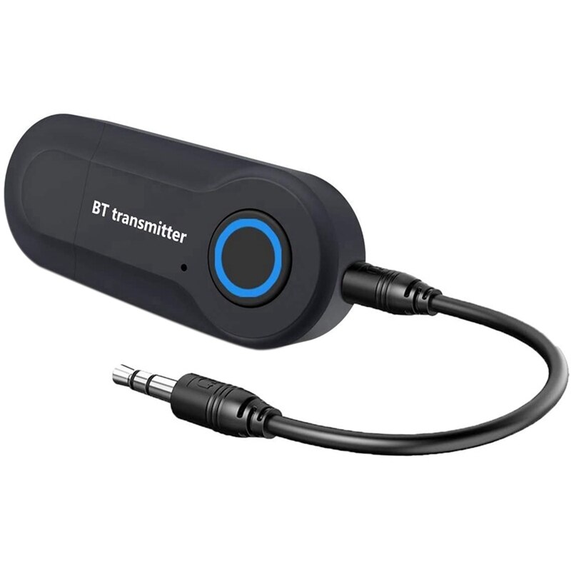 Bluetooth Zender Draadloze Draagbare Stereo Usb Bluetooth 5.0 Zender Adapter Voor 3.5Mm Audio Apparaten Tv Pc Auto: Default Title