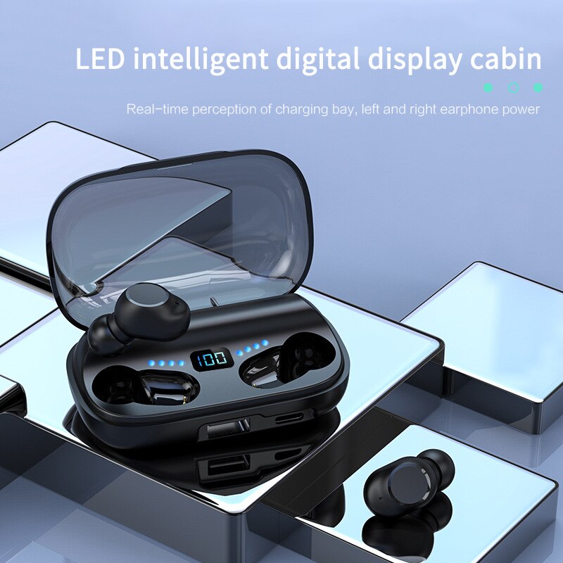 CV-10 TWS Wireless Earphones Bluetooth In Ear Earbuds Wireless Gaming Fitness Headsets For Xiaomi Iphone Oneplus Buds Fone De
