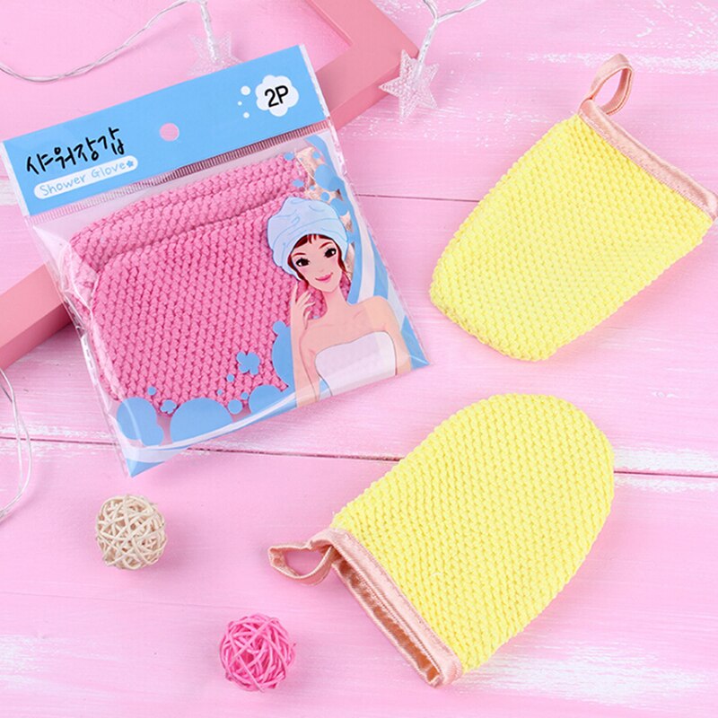 1pc Random Comfortable Microfiber Facial Cloth Face Towel Water Remover Cleansing Glove Reusable Remover Tool