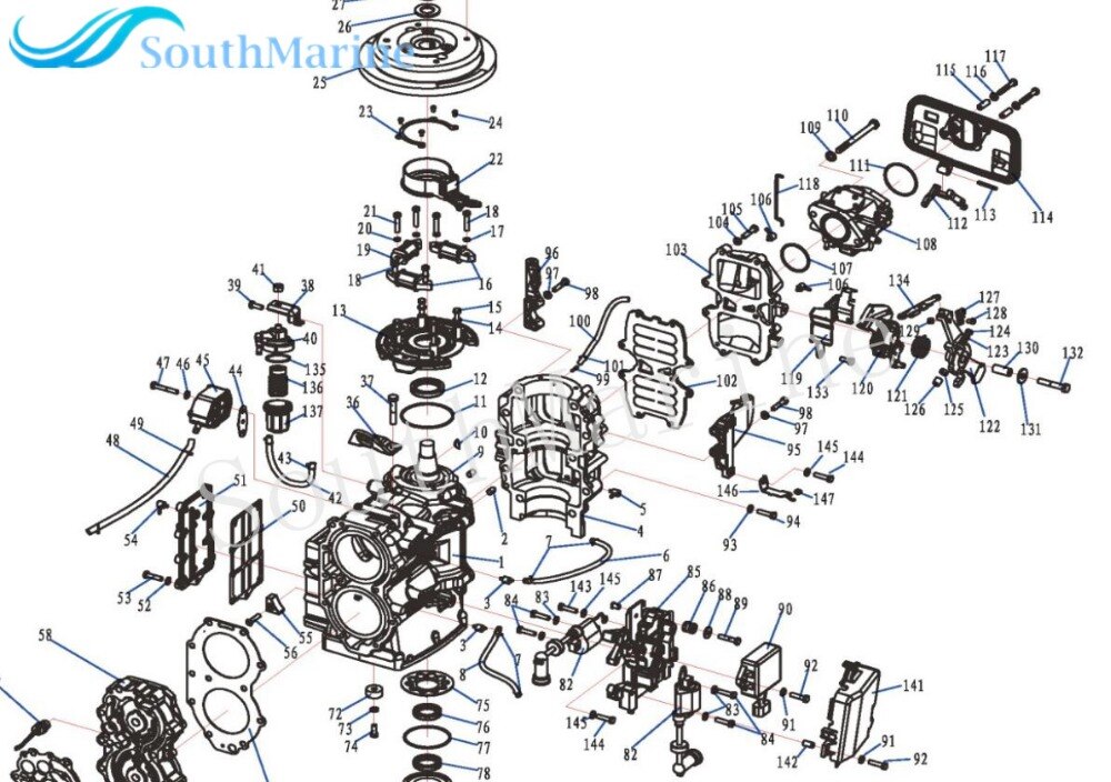 Außenbordmotor 66T-85520-00 Ladung Spule Assy Ersetzt für 2-4-takt Yamaha 40HP E40 40X M