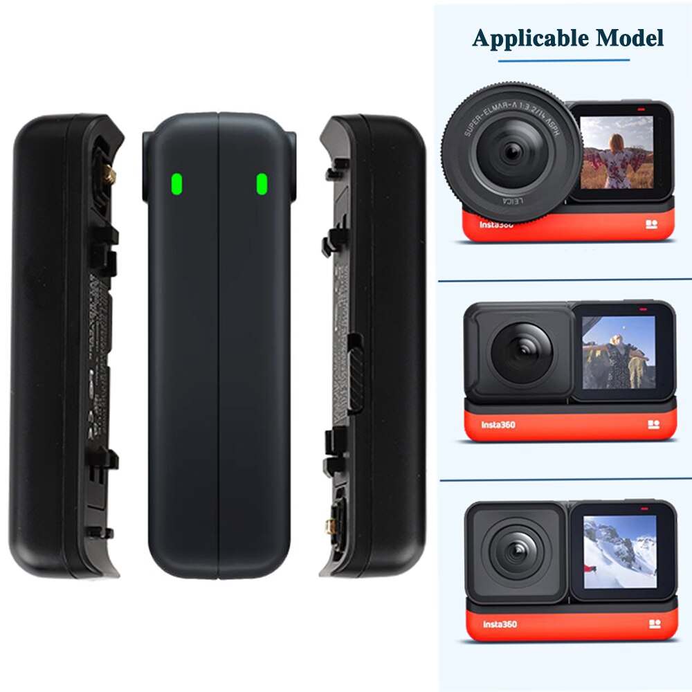 IS360RB Batterie Für insta 360 EIN R RS Twin/1-ZOLL/360 MOD Edition 1190 mAh Batterie basis Schnelle Ladegerät HUB Kamera Zubehör