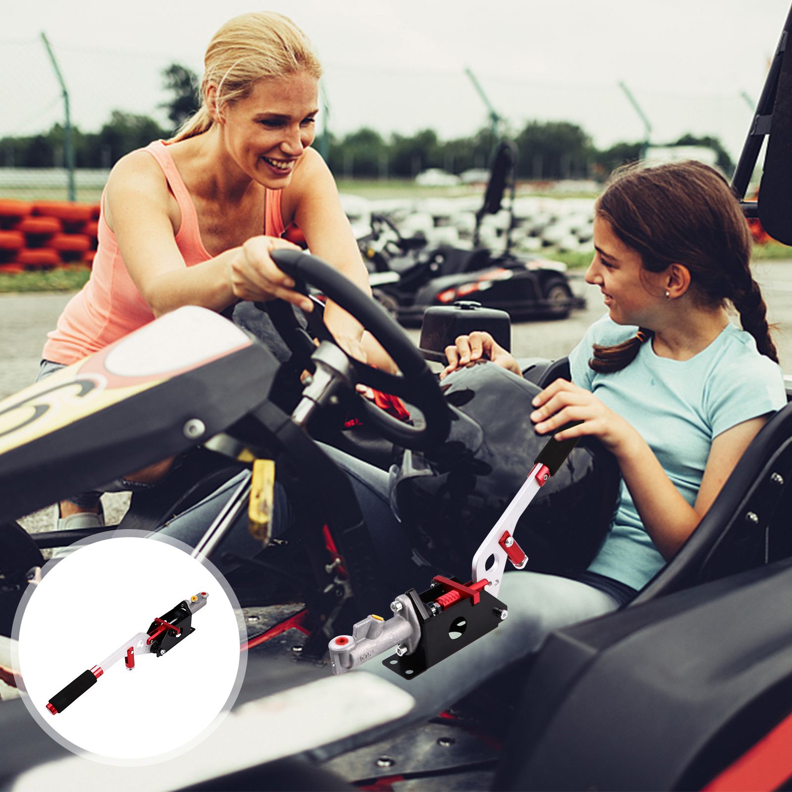 1Pc Universal Hand Brake Car Hydraulic Handbrake Car Handbrake Drift Hand Brake