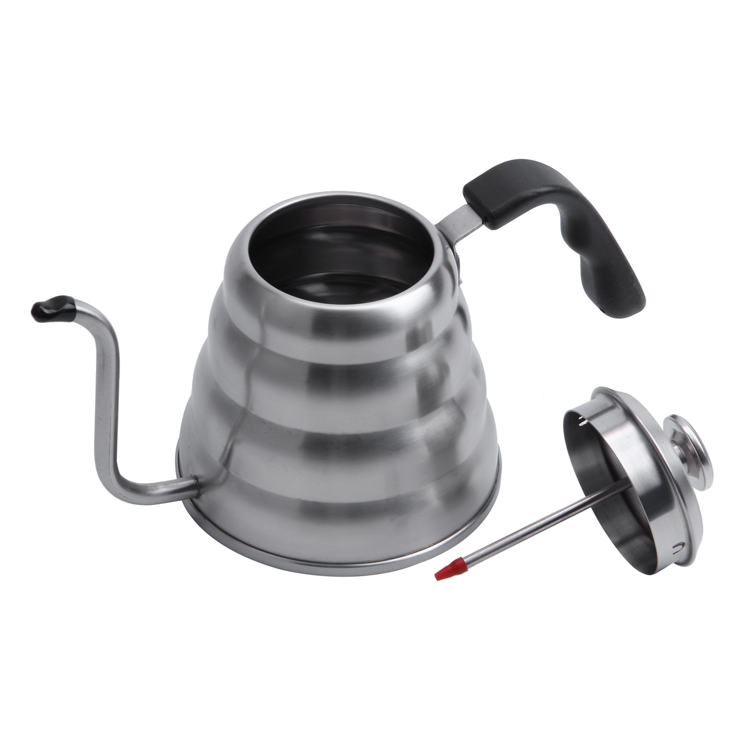 Premium Pour Over Coffee Kettle with for Precise Temperature 40floz - Gooseneck Tea Kettle - 5 Cup Stainless Steel Teapot for