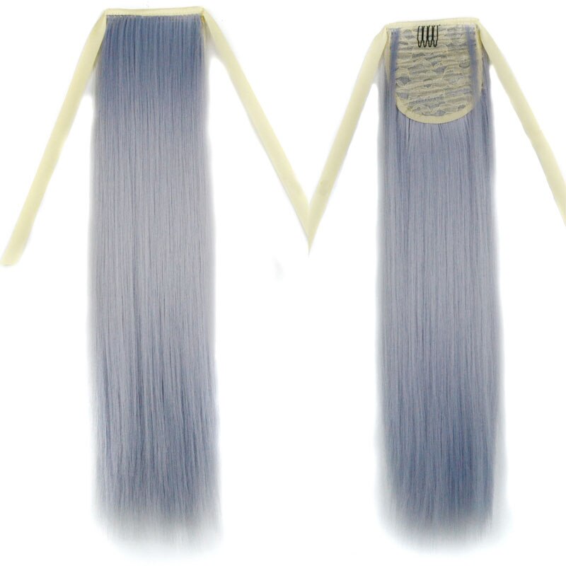 Jeedou cabello ondulado sintético cinta para coleta coletas con cordón negro gris Color degradado extensiones de cabello: #1B/mixto (verde oliva / pavo real)