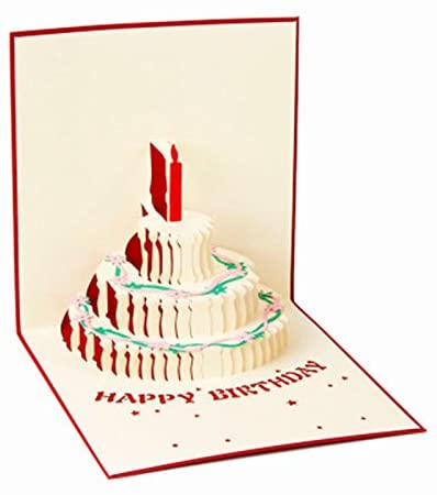 5pcs 3D Luxury Handmade Birthday Invitations Greeting Card