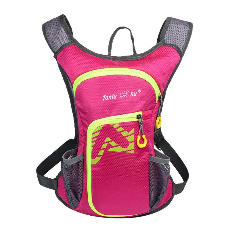 Mochila para acampar al aire libre para hombre y mujer, Mochila para correr, bolsa de agua para bicicleta de 2L, Mochila de hidratación para ciclismo, tanque de vejiga de agua de nailon: NO water bag-6