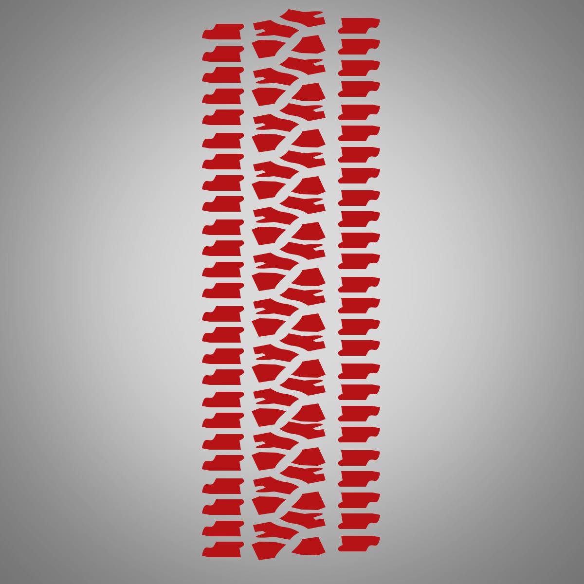 Loopvlak Decals 4x4 Truck voor Jeep Hood Body Vinyl Grafische Sticker 8 "x 23" Grote: Rood