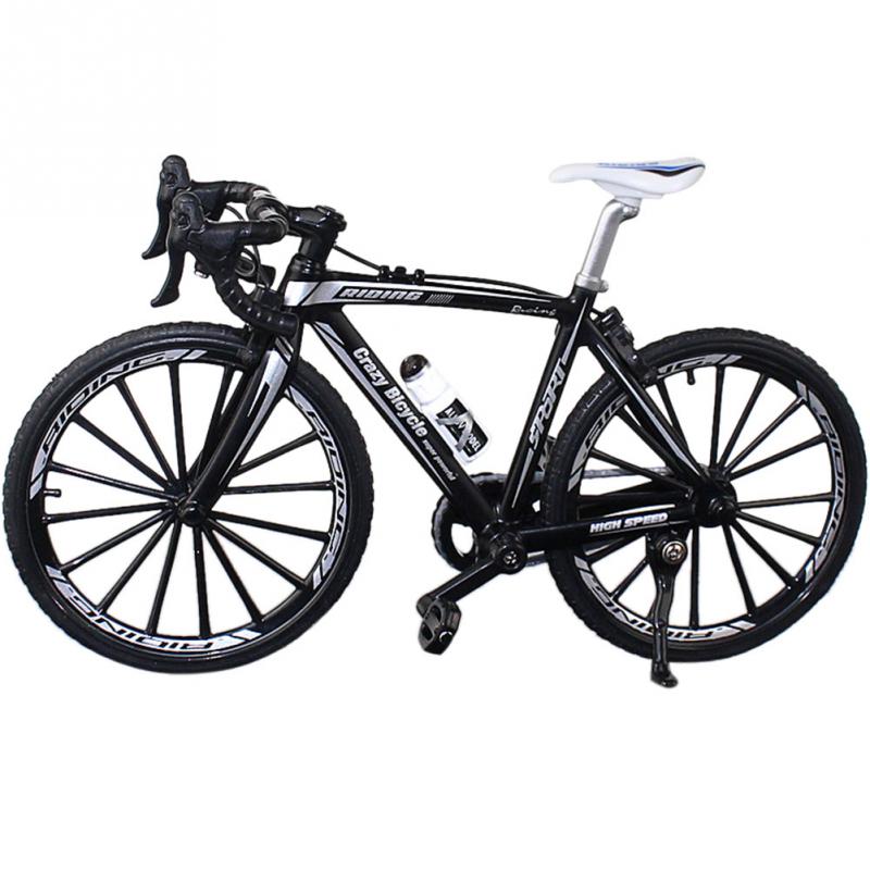 Mini Finger Fahrrad Spielzeug Nette Mountainbikes Fahrrad Modell Fahrrad Technik Dekor Ausgezeichnete Fahrrad Spielzeug für freundlicher: Schwarz