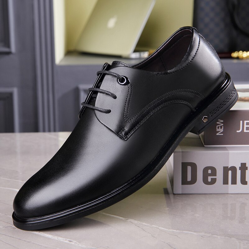 Oxfordschoenen voor heren, britse nette schoenen, casual leren herenschoenen, comfortabele platte schoenen voor heren, loafers voor heren