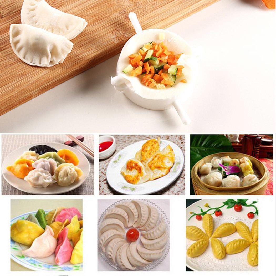 3pc/ sæt gør-det-selv dumplings form jiaozi maker dejpresse dumpling pie ravioli form klips køkkenværktøj gadgets tilbehør også: Default Title