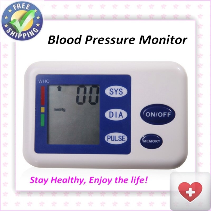 Hjemmearm automatisk blodtryksmåler bp blodtryksmåler trykmåler tonometer til måling af arterielt tryk