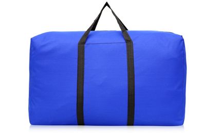 Wasserdicht Große Kapazität Dick Hause Tasche Oxford Gepäck Taschen für Männer Luftfahrt Duffel Taschen Riesige Schlangen Frauen Nylon Reisetasche: Blau