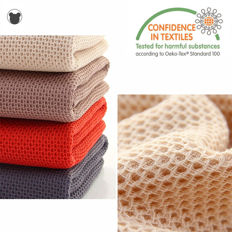 Effen Kleur Wafel Badhanddoek Grote Super Absorberende Strand Handdoeken Katoen Draagbare Honingraat Gezicht Handdoek Set Voor Home Hotel Reizen