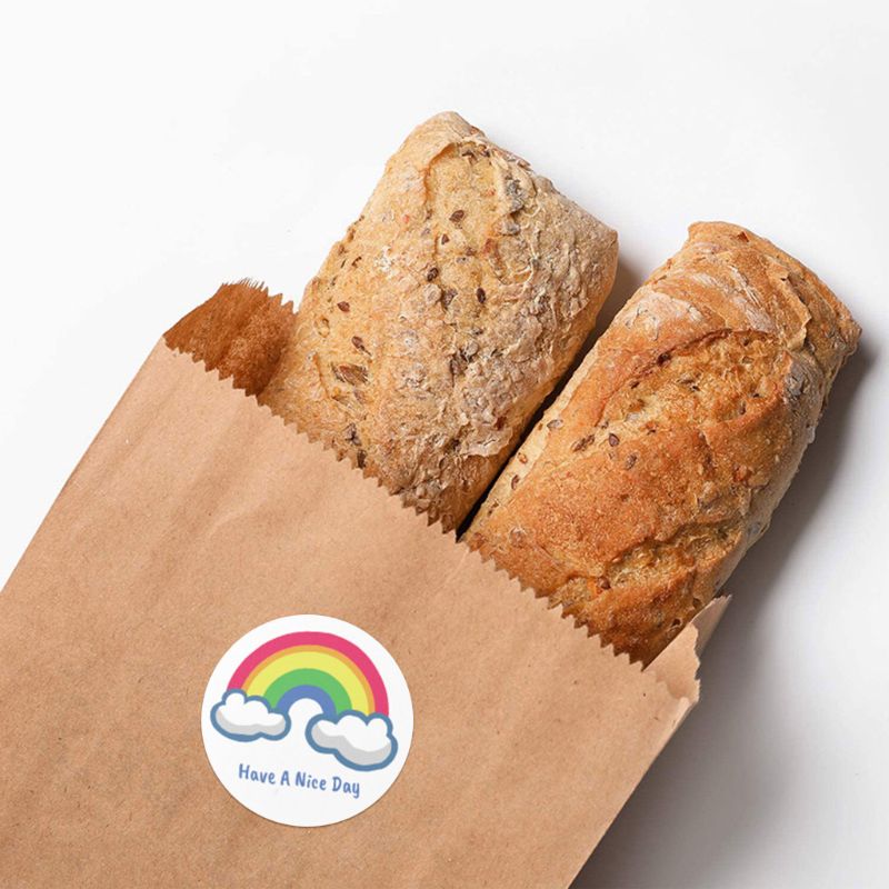 500pcs Have a Nice Day Stickers Round Seal Label for Small Shop Wedding Package Envelope Stationery Sticker