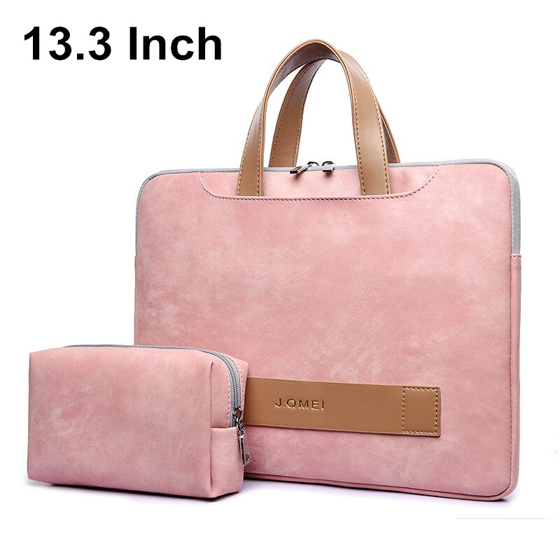 Kvinder mappe 13 14 15 bærbar taske taske pu læder håndtaske: Pk13.3 tommer