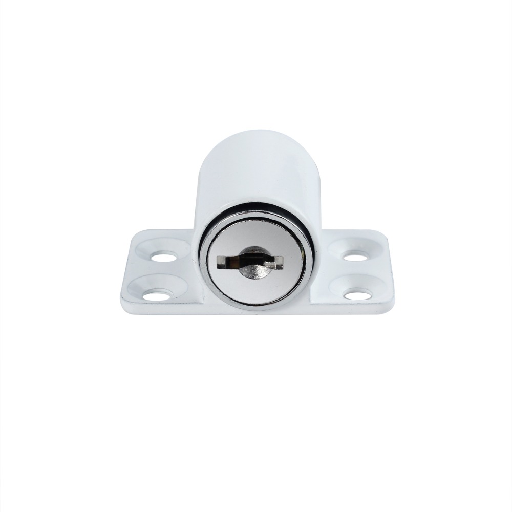 Proster 4Pcs sliding window lock with key child safety protection lock anti-theft door lock push window Sliding Door Locks