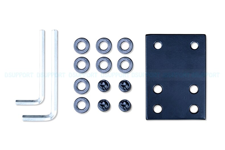 SPCC laminado en frío de acero de escritorio de sujeción extender piezas de accesorios DIY LCD LED Monitor titular de la Mesa de espesor ampliar Accesorios