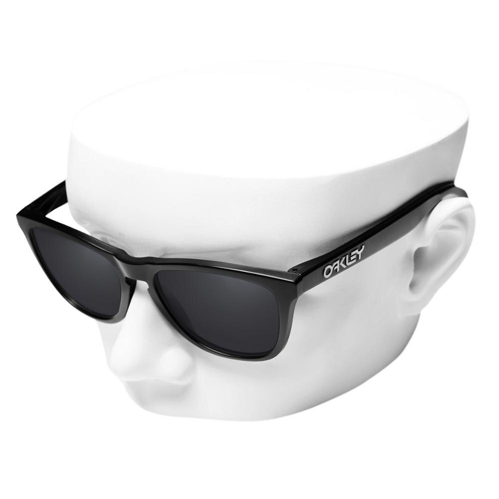 OOWLIT Gepolariseerde Vervanging Lenzen van Black Dark Grey voor-Oakley Frogskins Zonnebril