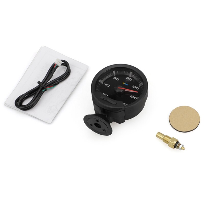 Universal 60mm 12V 20-140 Celsius Water Temperature Gauge Meter with Water Temp Sensor