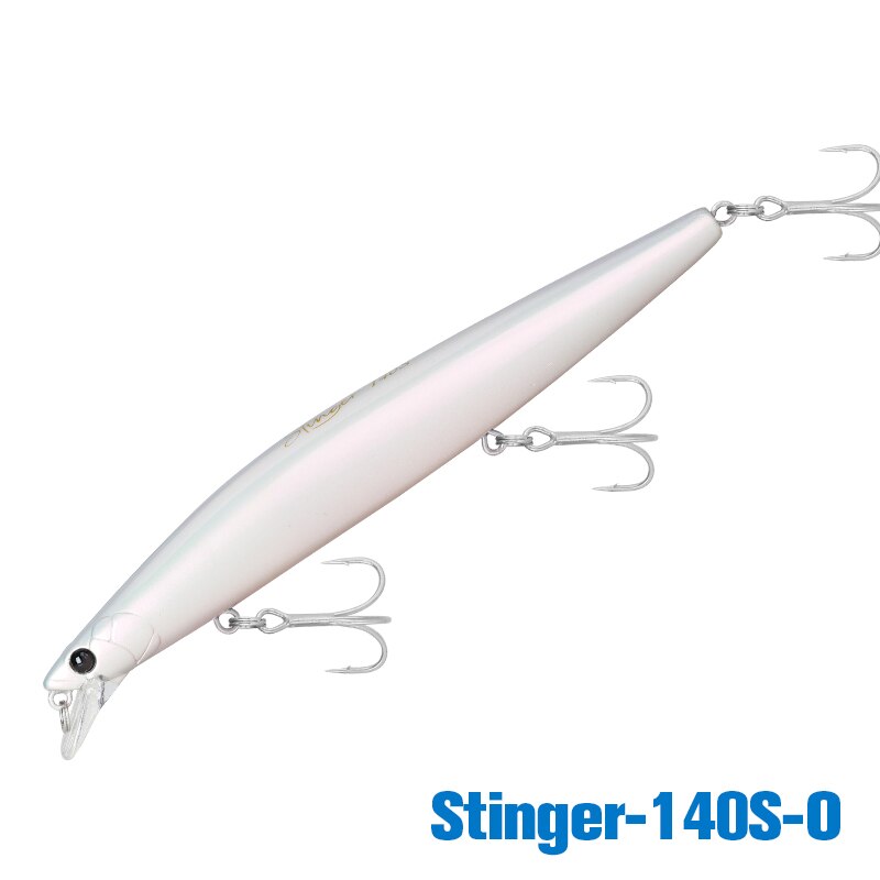 TSURINOYA 140S Sinking Minnow 140mm 26g Ultra Long Casting Fishing Lure STINGER Seabass Tuna Sea Inshore Fishing Hard Bait Model: Stinger 140S-O
