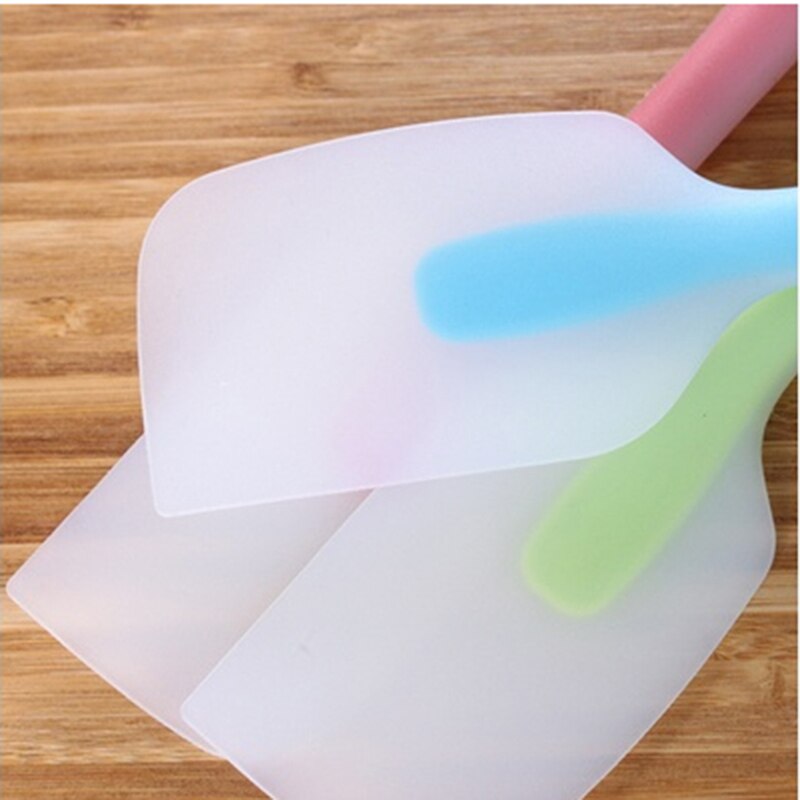 1 PC Mix Color Baking Tools For Cakes Double Silicone Spatula Spoon Cookie Spatulas Pastry Scraper Mixer Buttter Ice Cream Scoop