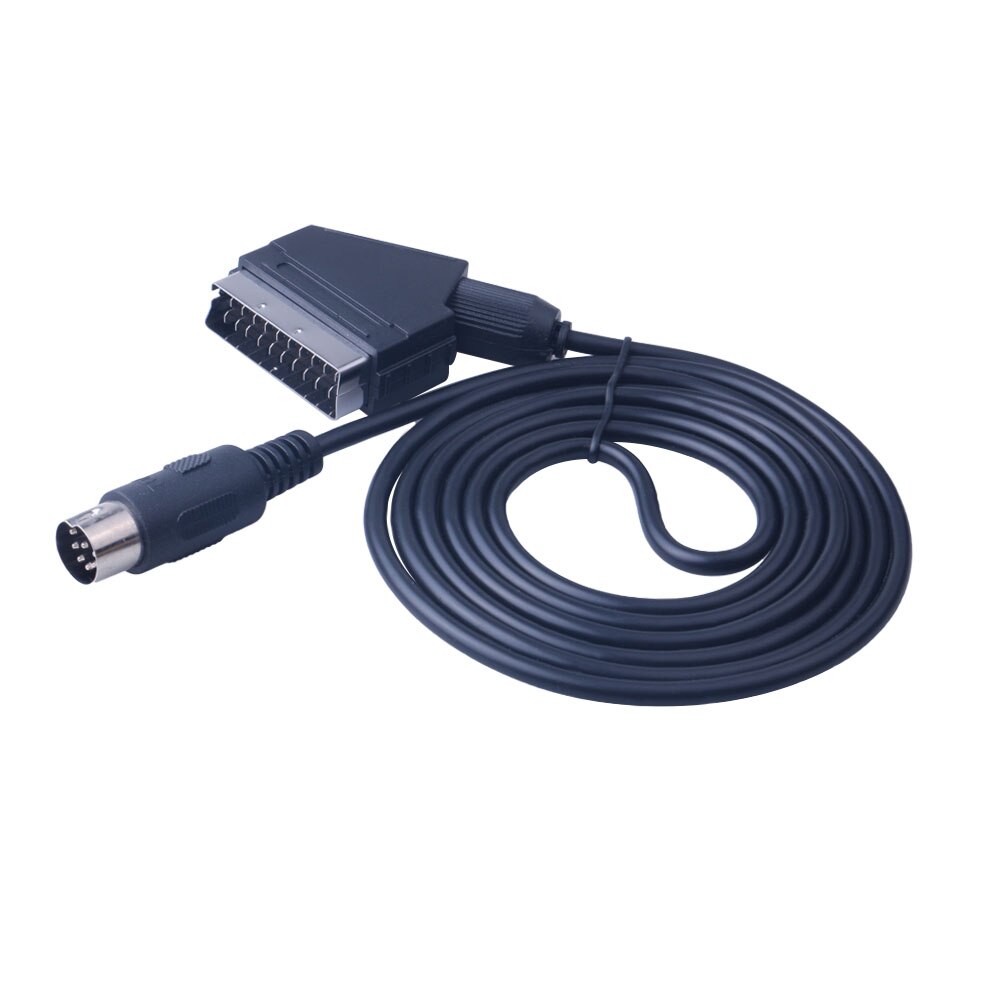 Elistooop-cable Scart de 1,8 M para Sega Megadrive 1 Genesis 1, sistema maestro 1, RGB, AV, Scart