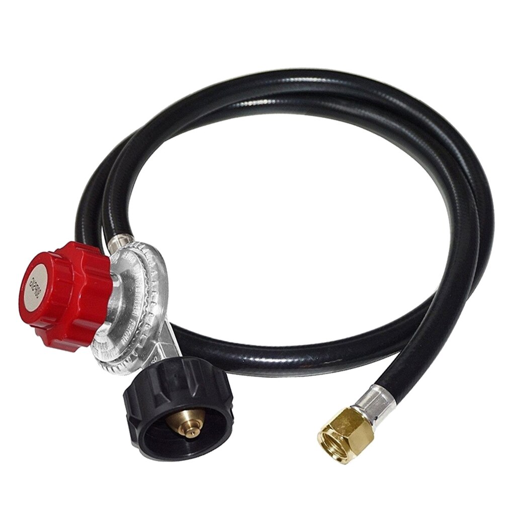 High Pressure Propane 0-30 PSI Adjustable Regulator With Hose Fits QCC1/Type1 gas propane tanks