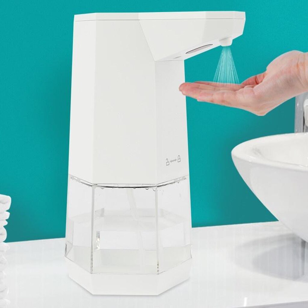 360ml aanraakloze spray desinfectie alcohol dispenser, automatische infrarood sensor handdesinfectiemiddel nevel zeep dispenser machine