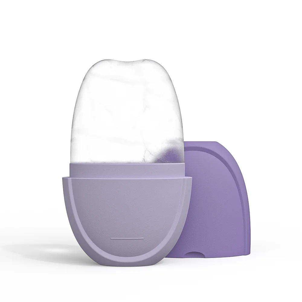 Siliconen Ijsroller Mal Mini Draagbaar Gezichtsreinigingstool Koud Kompres Rustgevende Massage Ijsdoos Duurzaam Huidverzorgingstool
