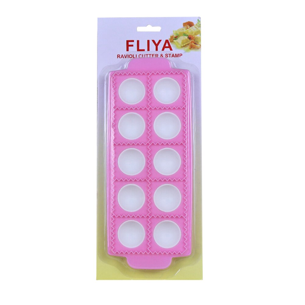 Multifunktionell plast ravioli form dumplings cutter dumpling maker form wrapper presser formar matlagning bakverk cutter bakverk verktyg: A