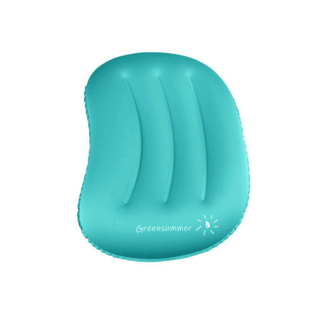 Inflatable Camping Travel Pillow Compact Inflatable Pillow Foldable Ultralight for Hiking Backpacking: blue