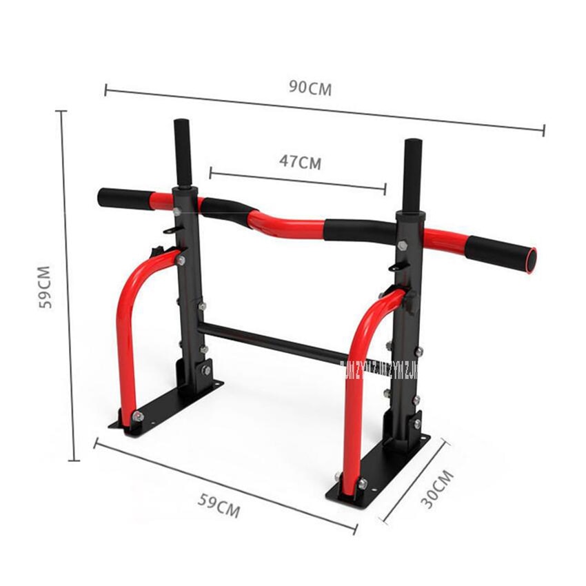 YT301 Indoor Rekstok Multifunctionele Pull Up Apparaat Staal Pijp Muur Chin Up Bar Enkele En Parallel Bar Fitnessapparatuur