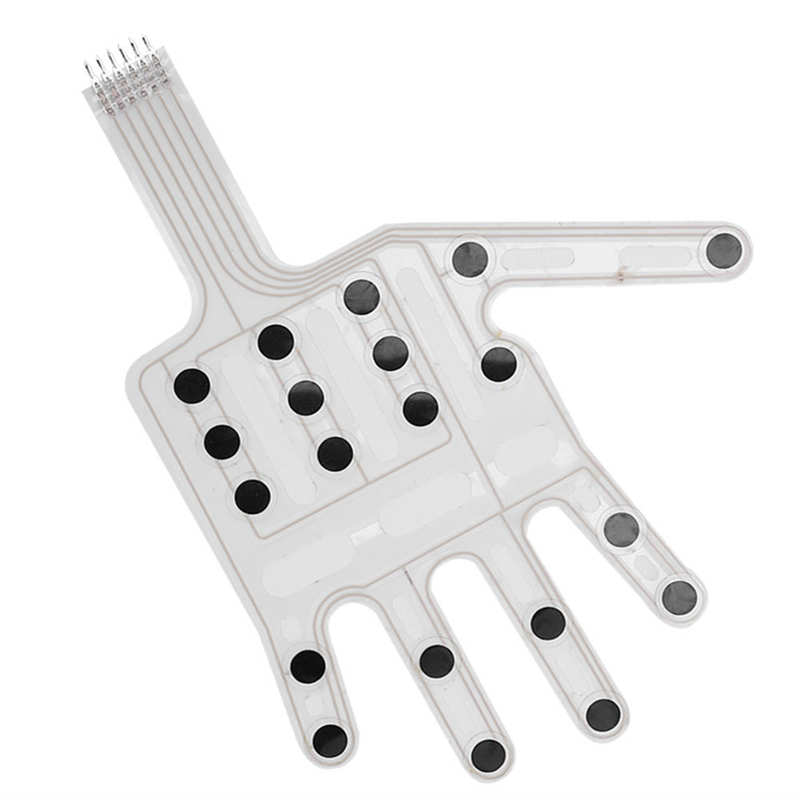 ZNS-01 Thin Film Pressure Sensor Hand Pressure Sensor Flexible Resistive Plastic Glove Type Left Hand
