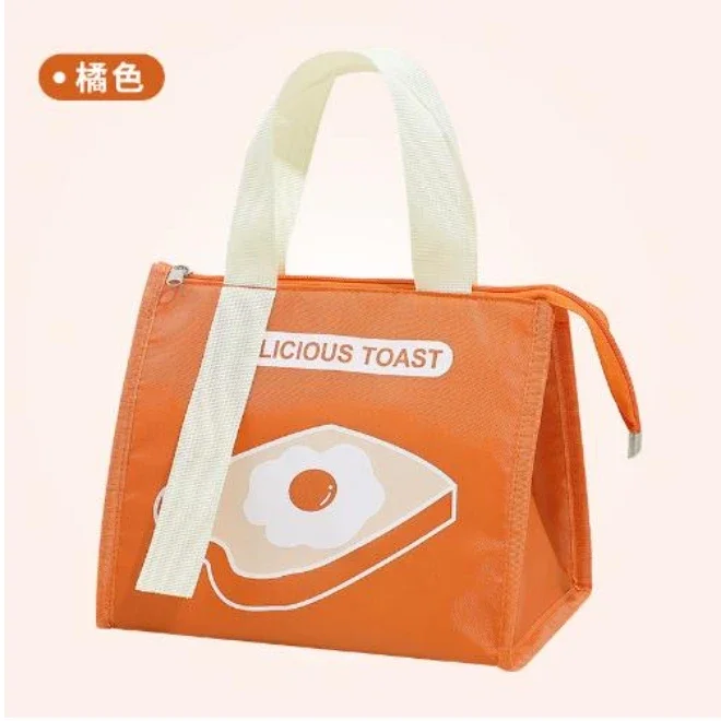 High-Capacity Portable Insulated Lunch Bag Women/Kid Picnic Work Travel Food Thermal Storage Container Bento Box Cooler Tote Bag: Clear
