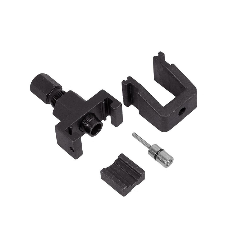 Herramienta Universal de extracción de eslabones de cadena de motocicleta, divisor de cadena de acero al carbono, herramientas de reparación de rebitador de cadena de motocicleta y bicicleta