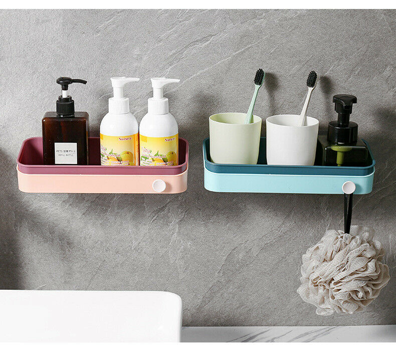 Bathroom Shelf Storage Shampoo Holder Kitchen Storage Rack Organizer Wall Shelf Bathroom Holder Shelves Corner Shower Shelf